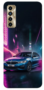 Чохол Неонове BMW для TECNO Camon 17P