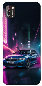 Чехол Неоновое BMW для TECNO POP 4 Pro