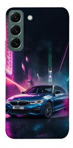 Чехол Неоновое BMW для Galaxy S22