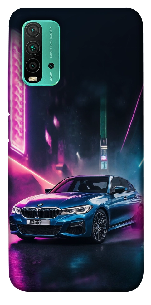 Чохол Неонове BMW для Xiaomi Redmi Note 9 4G