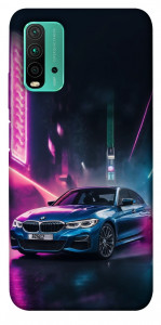 Чохол Неонове BMW для Xiaomi Redmi Note 9 4G