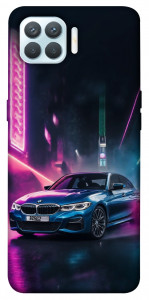 Чехол Неоновое BMW для Oppo F17 Pro