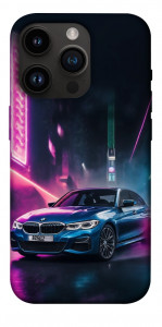 Чехол Неоновое BMW для iPhone 14 Pro