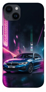 Чехол Неоновое BMW для iPhone 14 Plus