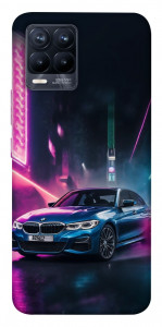 Чехол Неоновое BMW для Realme 8 Pro