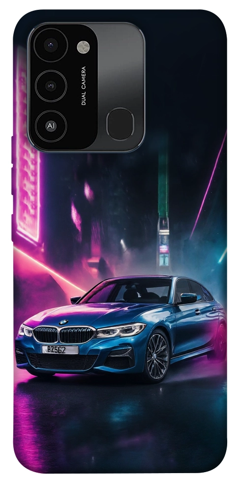 Чехол Неоновое BMW для TECNO Spark 8C
