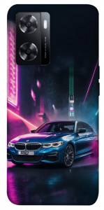Чехол Неоновое BMW для Oppo A57s