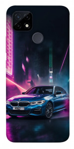 Чехол Неоновое BMW для Realme C21Y