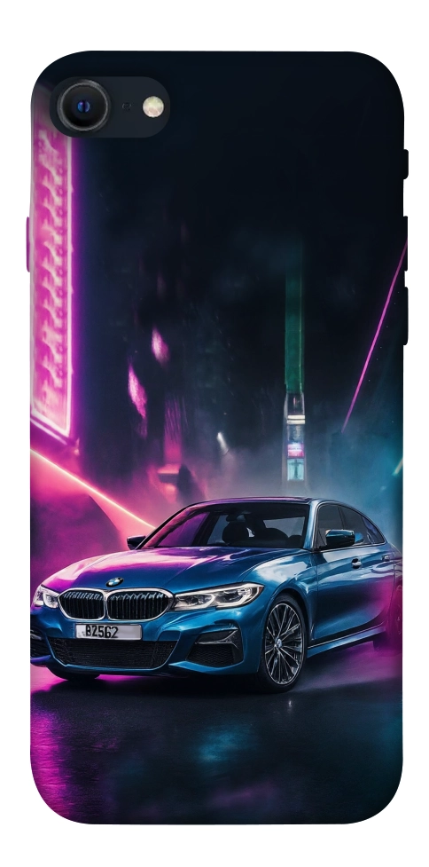 Чохол Неонове BMW для iPhone SE (2022)