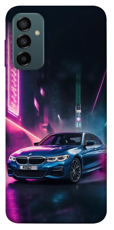 Чехол Неоновое BMW для Galaxy M13 4G
