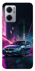 Чехол Неоновое BMW для Xiaomi Redmi Note 11E