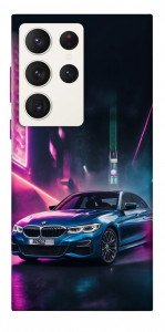 Чехол Неоновое BMW для Galaxy S23 Ultra
