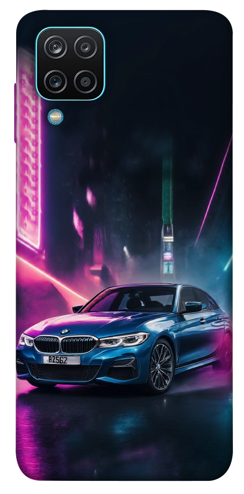 Чехол Неоновое BMW для Galaxy M12