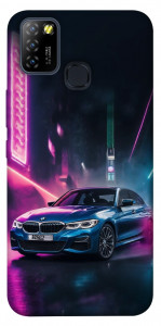 Чехол Неоновое BMW для Infinix Hot 10 Lite