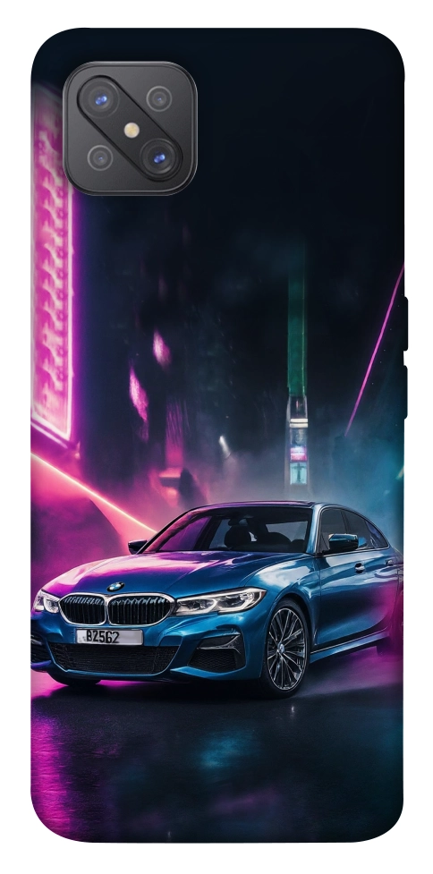 Чехол Неоновое BMW для Oppo A92s