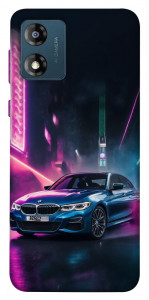Чехол Неоновое BMW для Motorola Moto E13