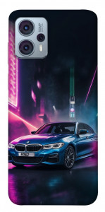Чехол Неоновое BMW для Motorola Moto G23