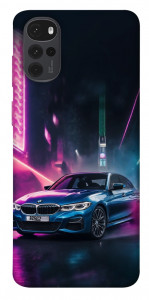 Чохол Неонове BMW для Motorola Moto G22