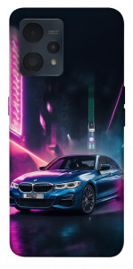 Чехол Неоновое BMW для Realme 9 Pro+