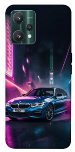 Чехол Неоновое BMW для Realme 9 Pro