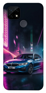 Чехол Неоновое BMW для Realme C21