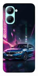 Чехол Неоновое BMW для Realme C33