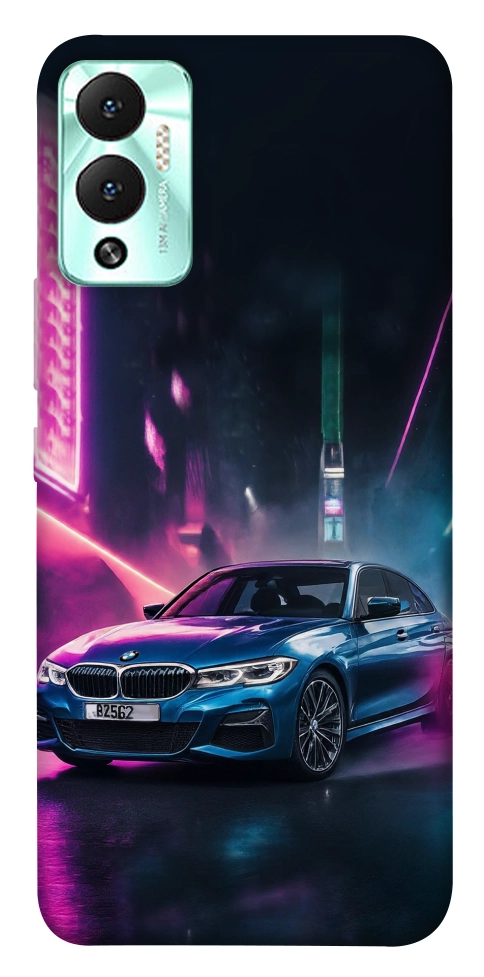 Чехол Неоновое BMW для Infinix Hot 12 Play