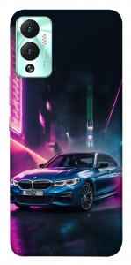 Чехол Неоновое BMW для Infinix Hot 12 Play