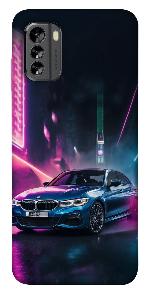 Чехол Неоновое BMW для Nokia G60
