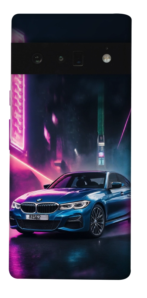 Чехол Неоновое BMW для Google Pixel 6 Pro