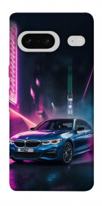 Чехол Неоновое BMW для Google Pixel 7