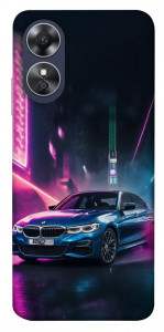 Чехол Неоновое BMW для Oppo A17