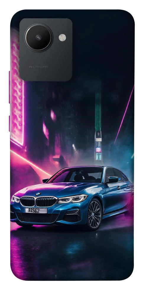 Чехол Неоновое BMW для Realme C30s