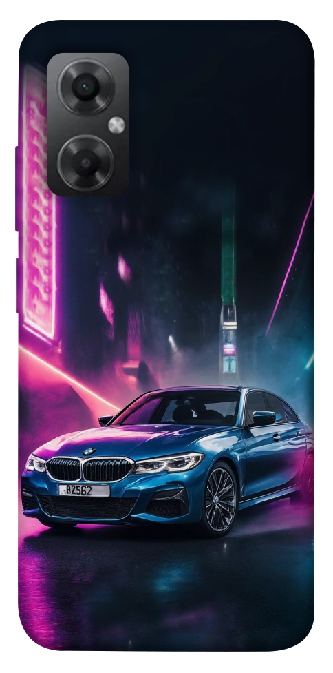Чехол Неоновое BMW для Xiaomi Redmi Note 11R