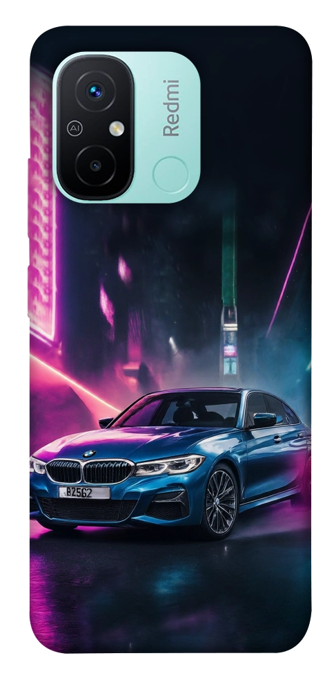 Чехол Неоновое BMW для Xiaomi Redmi 12C