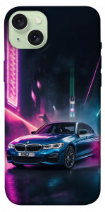 Чохол Неонове BMW для iPhone 15 Plus