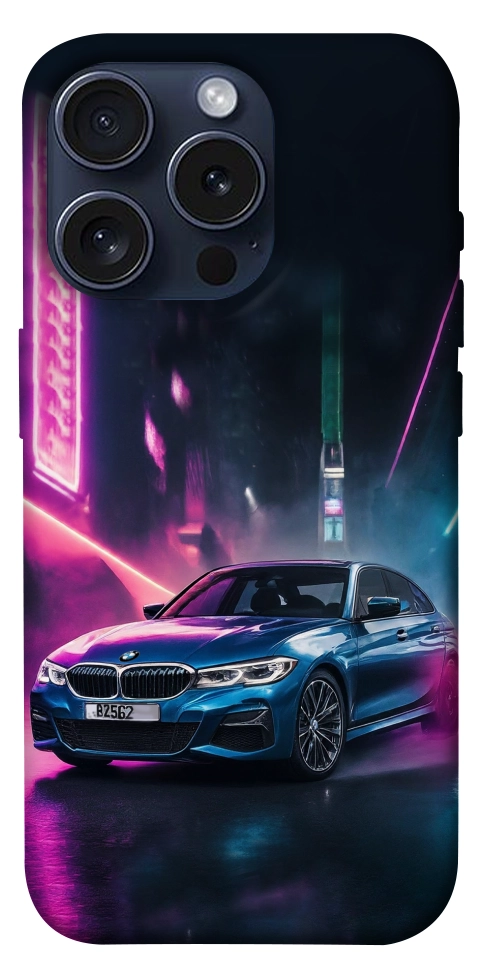 Чохол Неонове BMW для iPhone 15 Pro