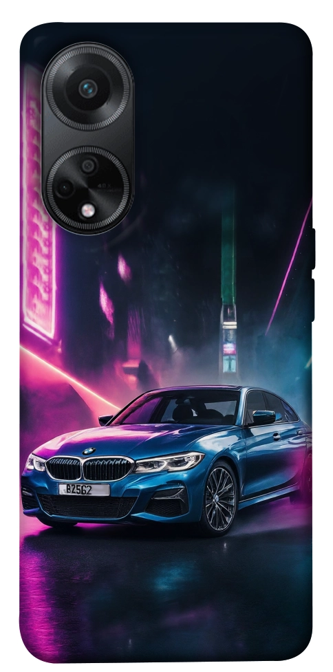 Чехол Неоновое BMW для Oppo A98