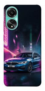 Чехол Неоновое BMW для Oppo A78 4G