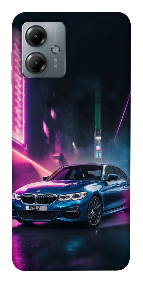 Чохол Неонове BMW для Motorola Moto G14