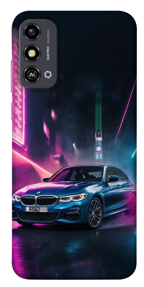 Чехол Неоновое BMW для ZTE Blade A53