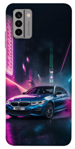 Чехол Неоновое BMW для Nokia G22