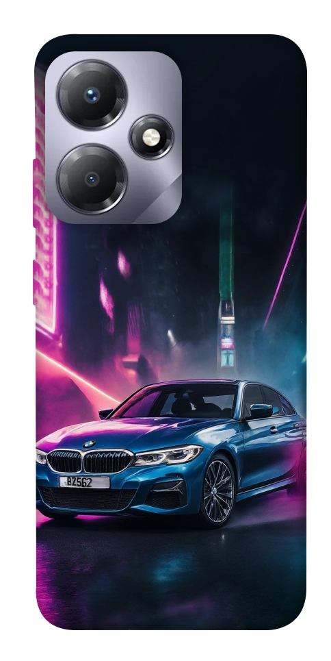 Чехол Неоновое BMW для Infinix Hot 30 Play