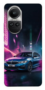 Чехол Неоновое BMW для Oppo Reno10 Pro