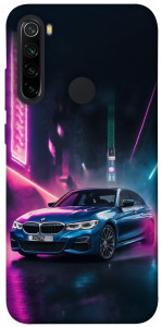 Чехол Неоновое BMW для Xiaomi Redmi Note 8 2021