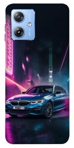 Чехол Неоновое BMW для Motorola Moto G84