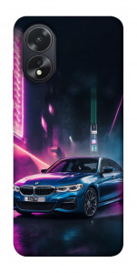 Чехол Неоновое BMW для Oppo A38