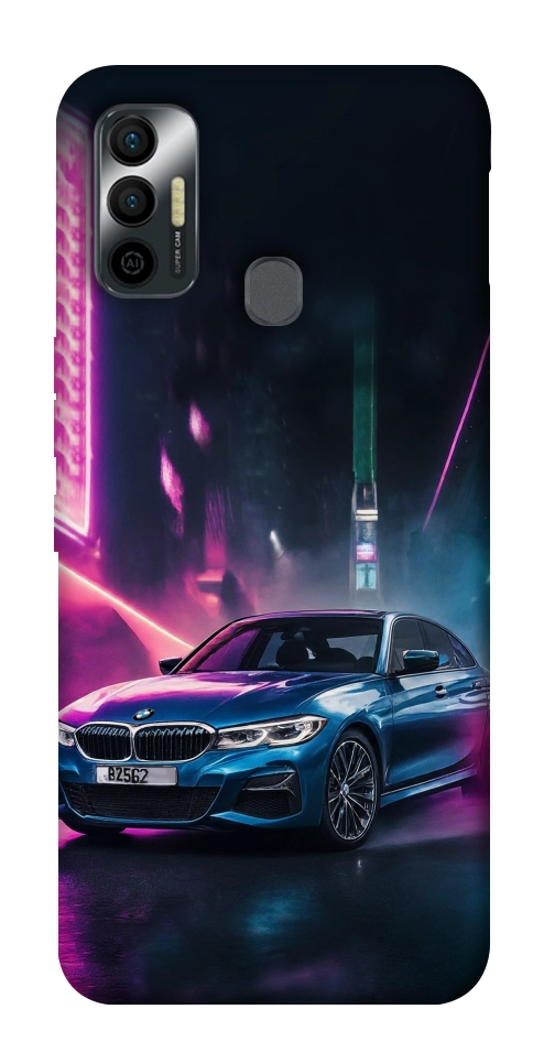 Чохол Неонове BMW для TECNO Spark 7