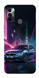 Чохол Неонове BMW для TECNO Spark 7