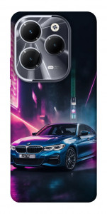 Чехол Неоновое BMW для Infinix Hot 40 Pro